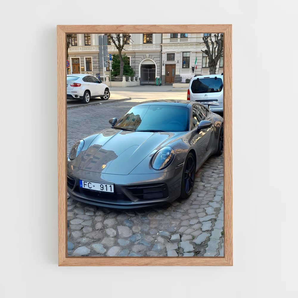 Poster course s raffiné – affiche Porsche (vue 4)